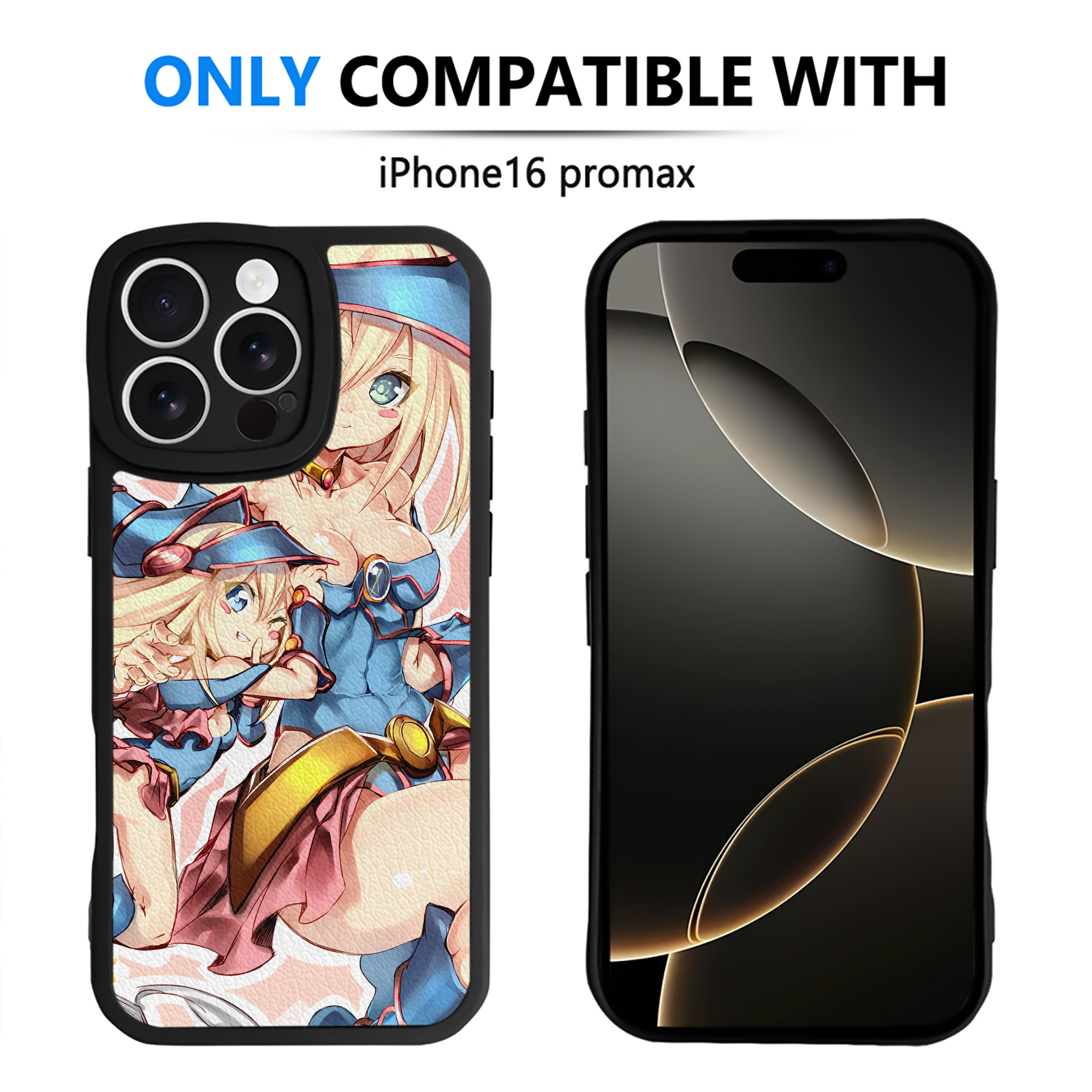 （画像用） 遊☆戯☆王 Yu-Gi-Oh! 【iPhone 16シリーズ対応】シリコンスマホケース（レザー調） 材質：シリコン